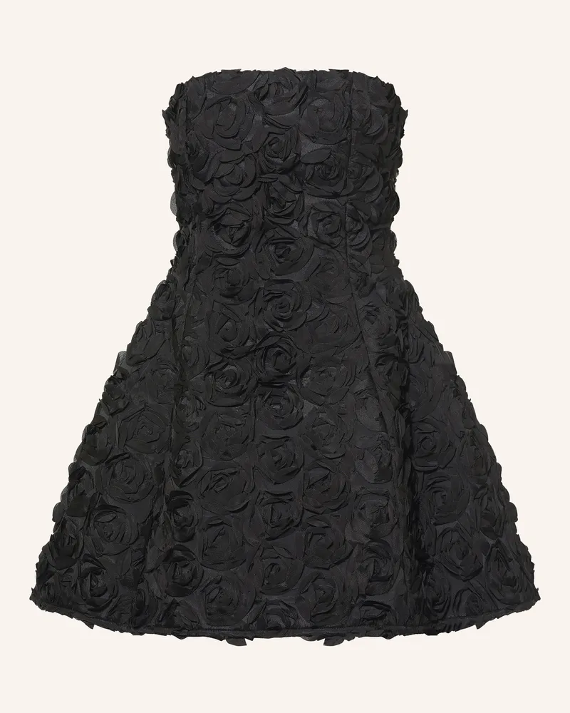 Maje Off-Shoulder-Kleid schwarz Schwarz