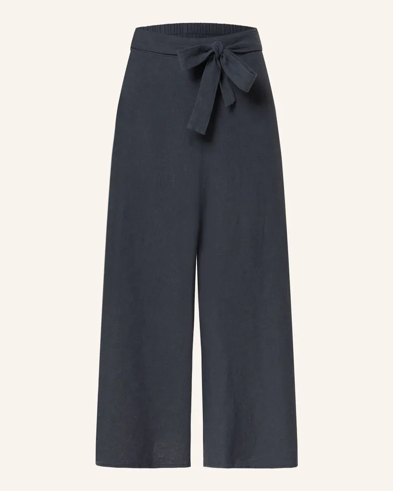 Herrlicher Leinen-Culotte NELANIE Dunkelblau