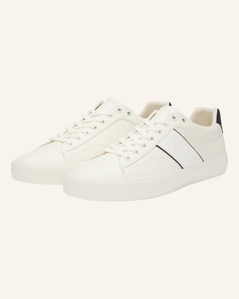 HUGO BOSS Sneaker Aiden_Tenn_Grltp beige Weiss