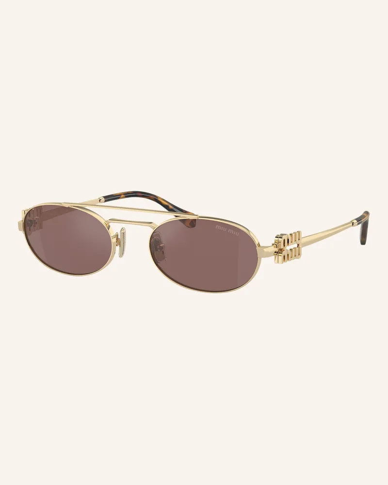Miu Miu Sonnenbrille Mu 54zs gold Zvn70d