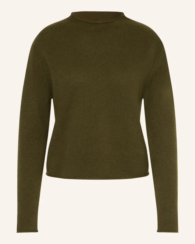Darling Harbour Cashmere-Pullover gruen Oliv
