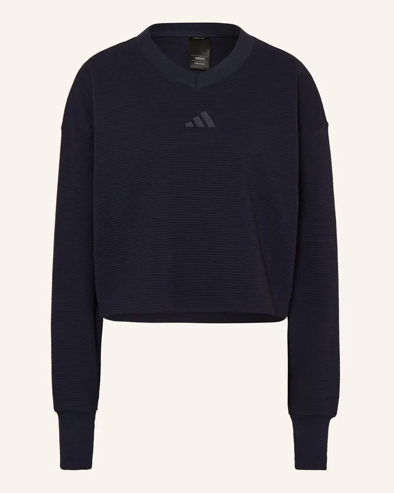 adidas Cropped-Sweatshirt ALL SZN Schwarz