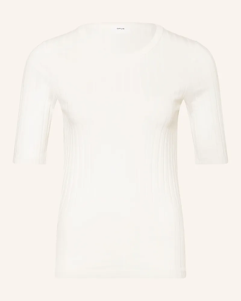 OPUS T-Shirt Savka weiss Weiss