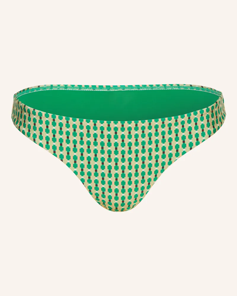 JETS Australia Basic-Bikini-Hose MATALLA GEO Grün