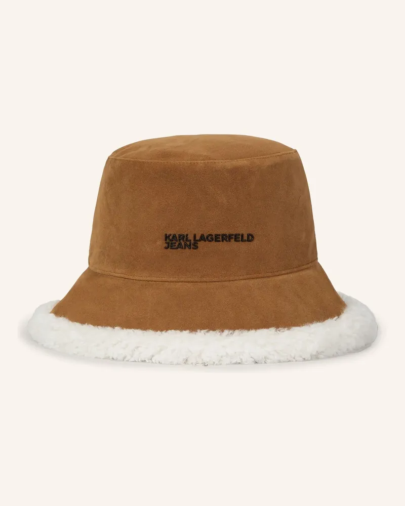 Karl Lagerfeld Hut braun Braun