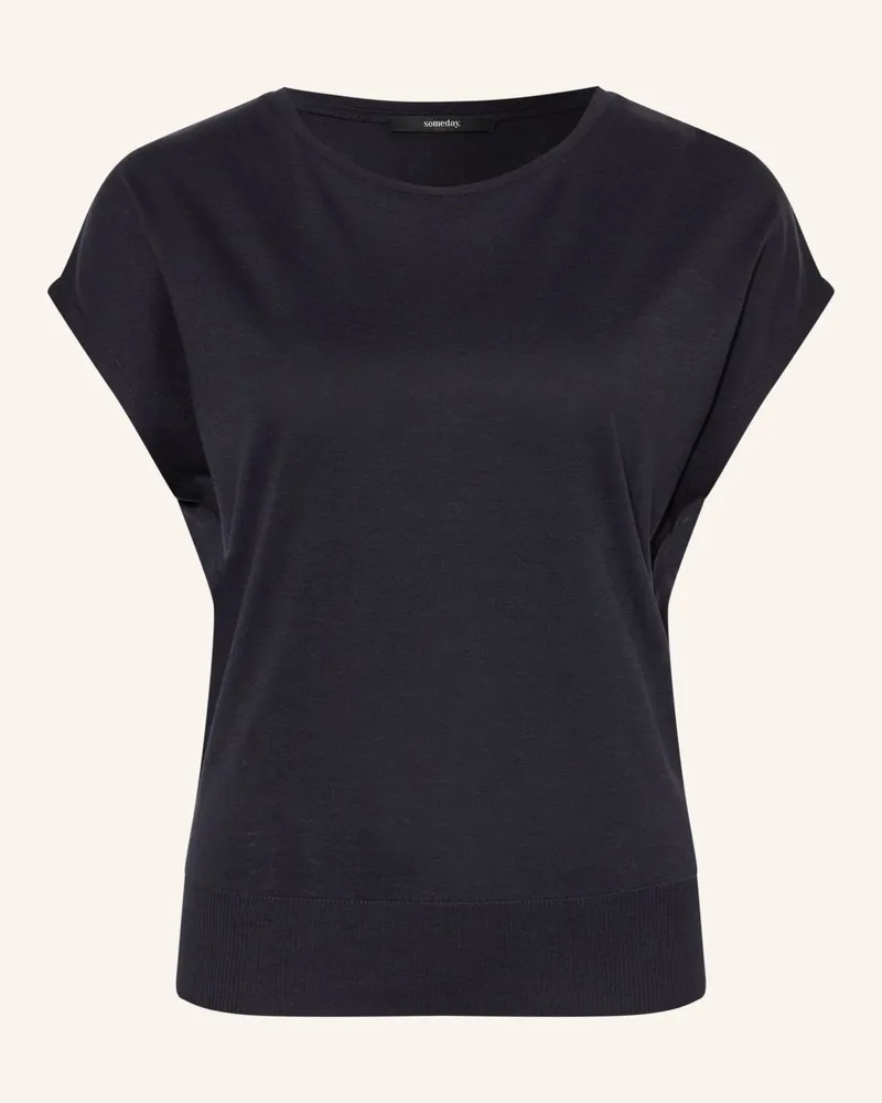 someday. T-Shirt Kaja blau Dunkelblau