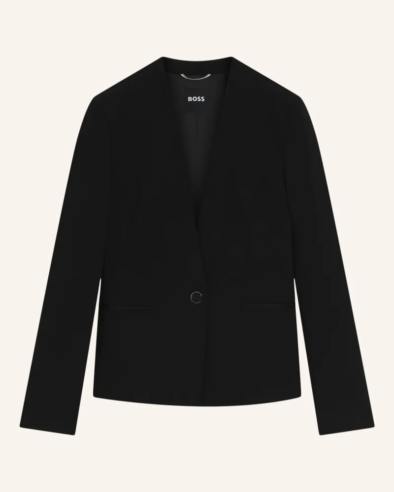 HUGO BOSS Blazer JEMMA1 Regular Fit Schwarz