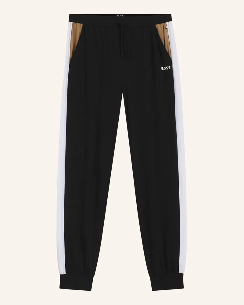 HUGO BOSS Pyjamas Unterteil BALANCE PANTS Schwarz