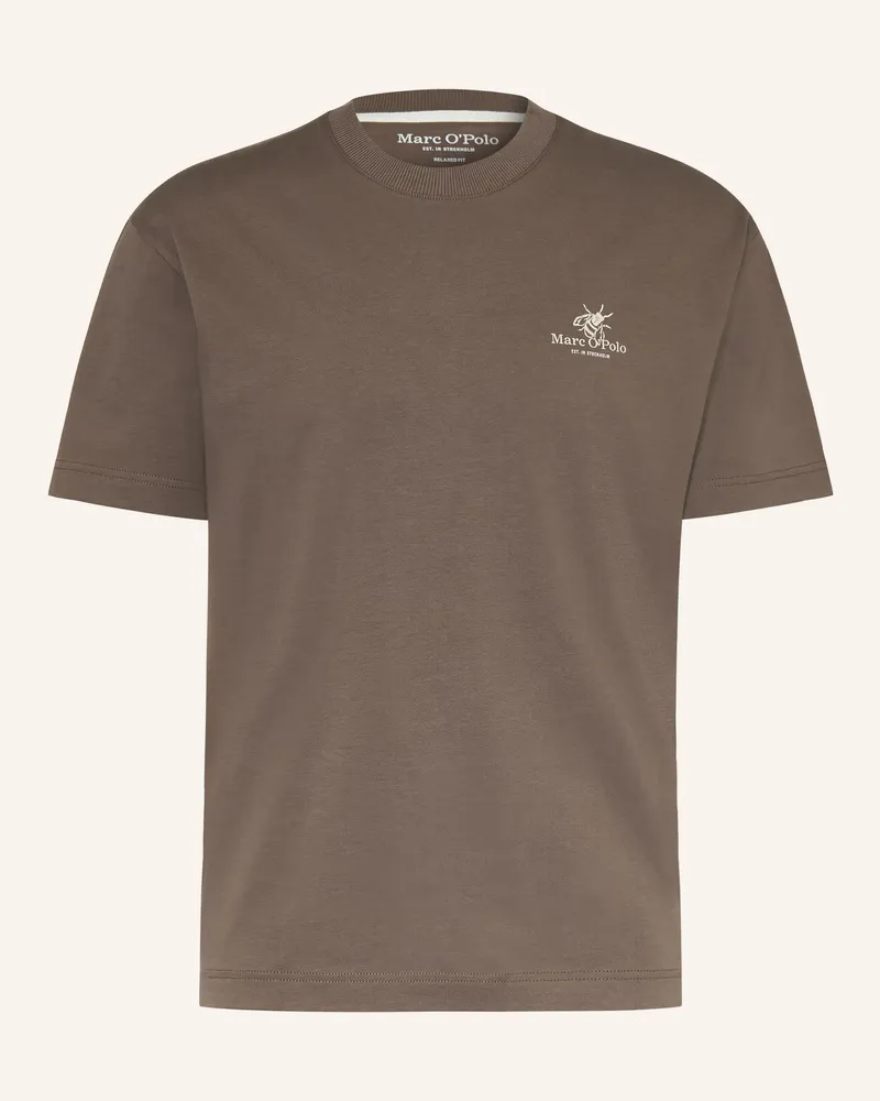 Marc O'Polo T-Shirt braun Dunkelbraun