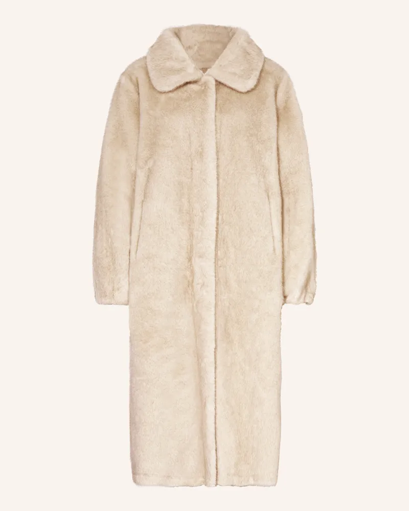 lilienfels Kunstfell-Mantel weiss Creme