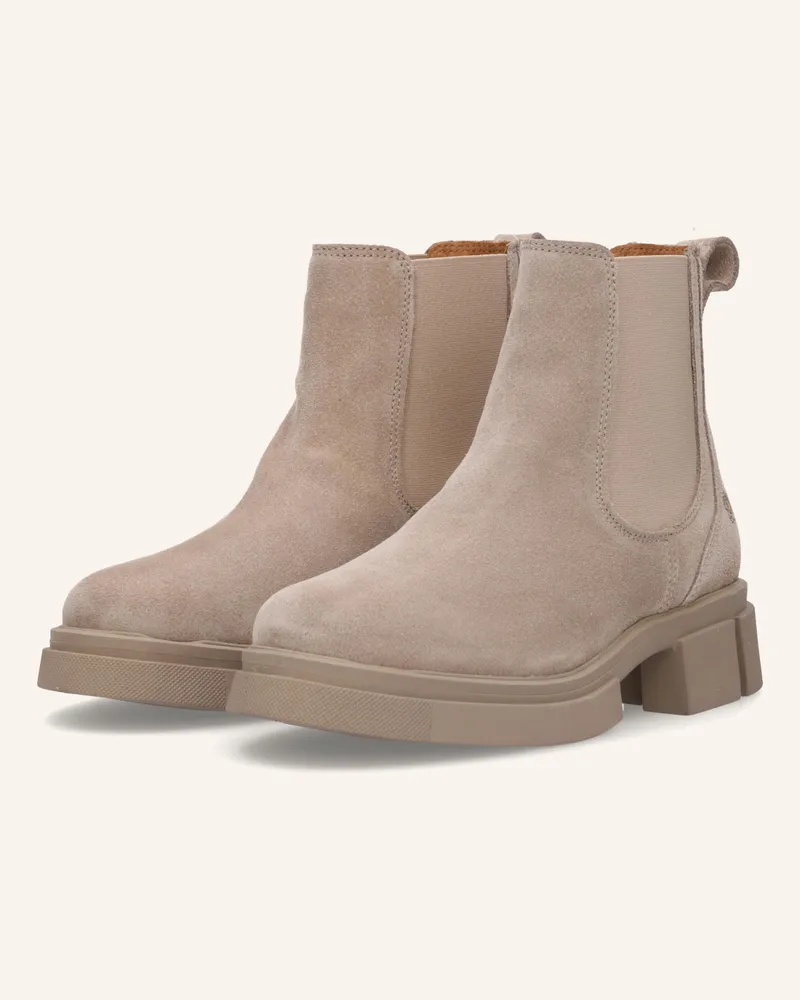 Apple of Eden Chelsea Boots Taupe