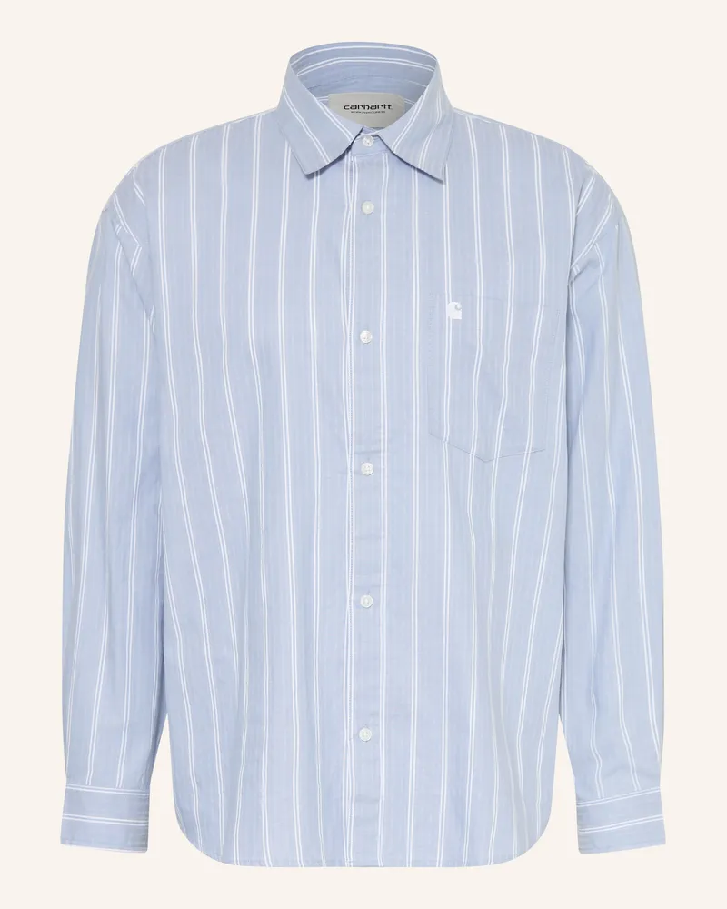 Carhartt WIP Hemd Loose Fit Hellblau