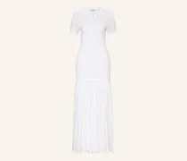 Kleid mit Spitze und Schmuckperlen