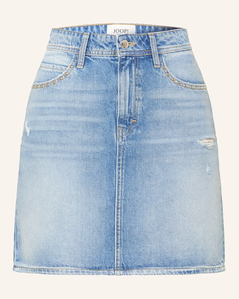 JOOP! Jeansrock ROSALIE mit Nieten Blau