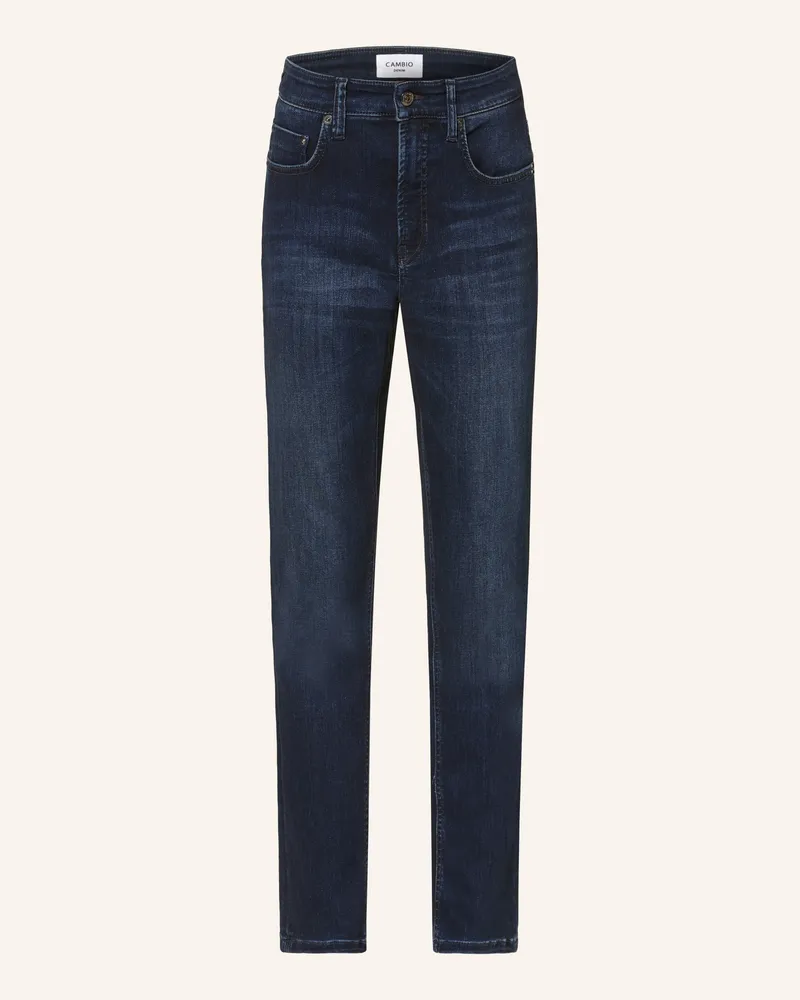 Cambio Skinny Jeans Raja Mit Nieten blau 5060