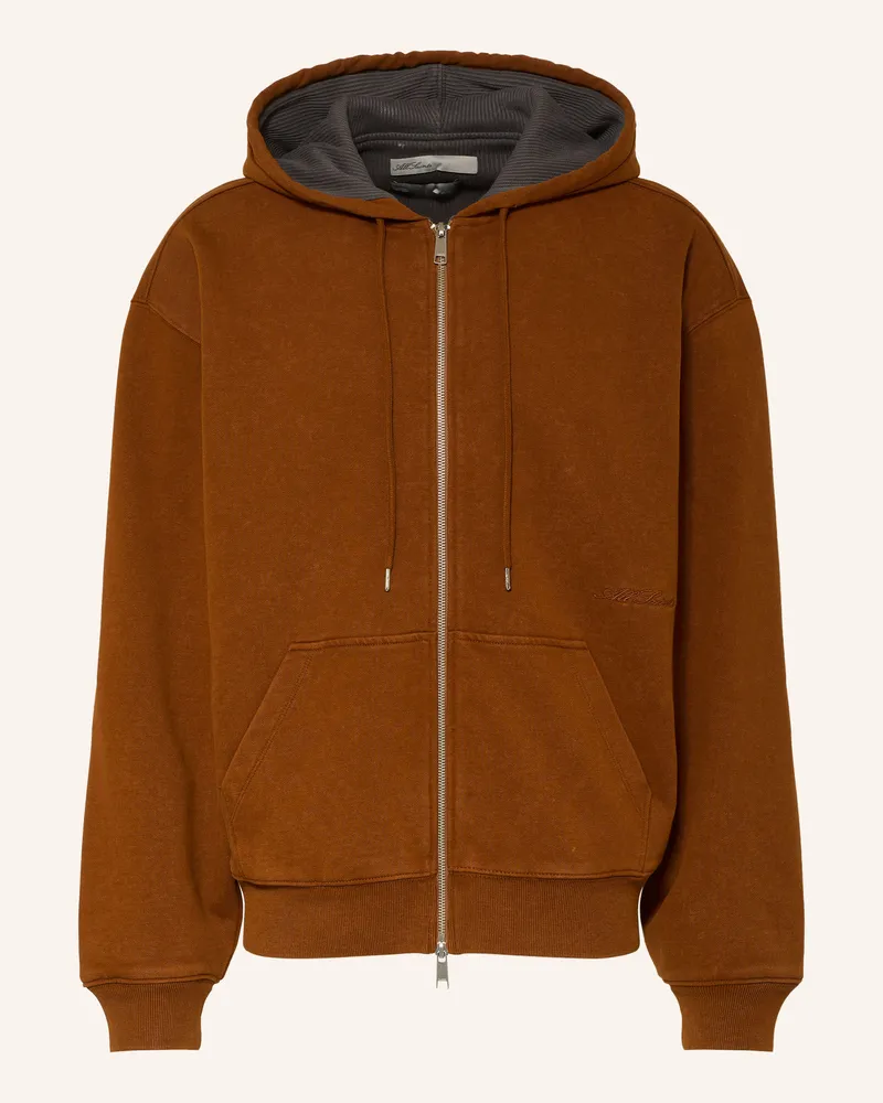 AllSaints Sweatjacke Brax orange Braun