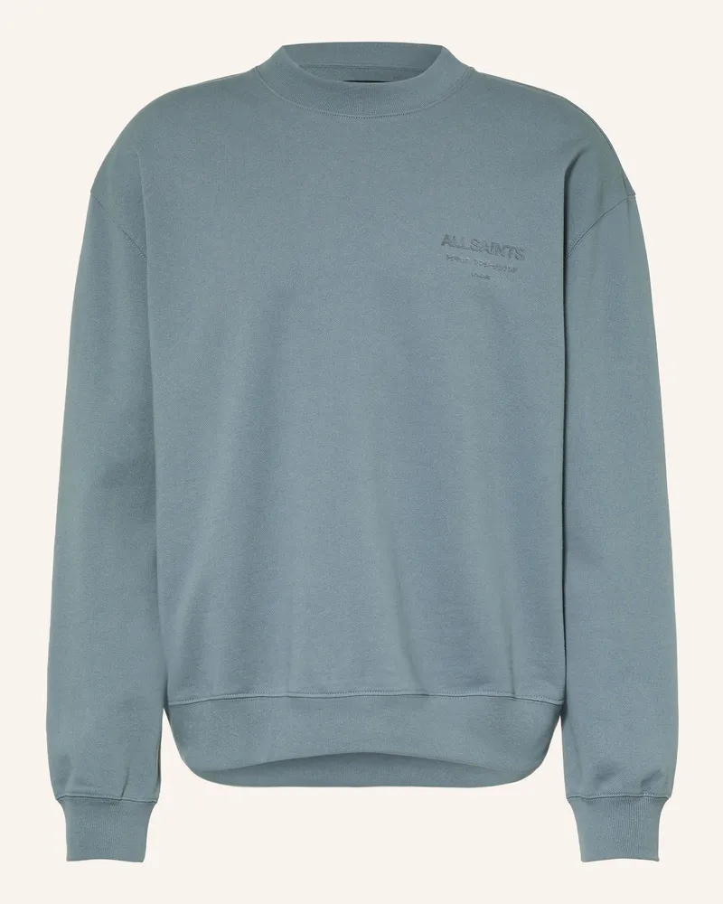 AllSaints Sweatshirt Xander blau Blaugrau