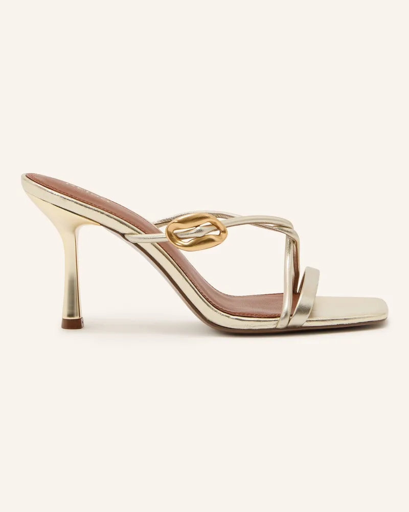 Reiss Mules Alex gold Gold