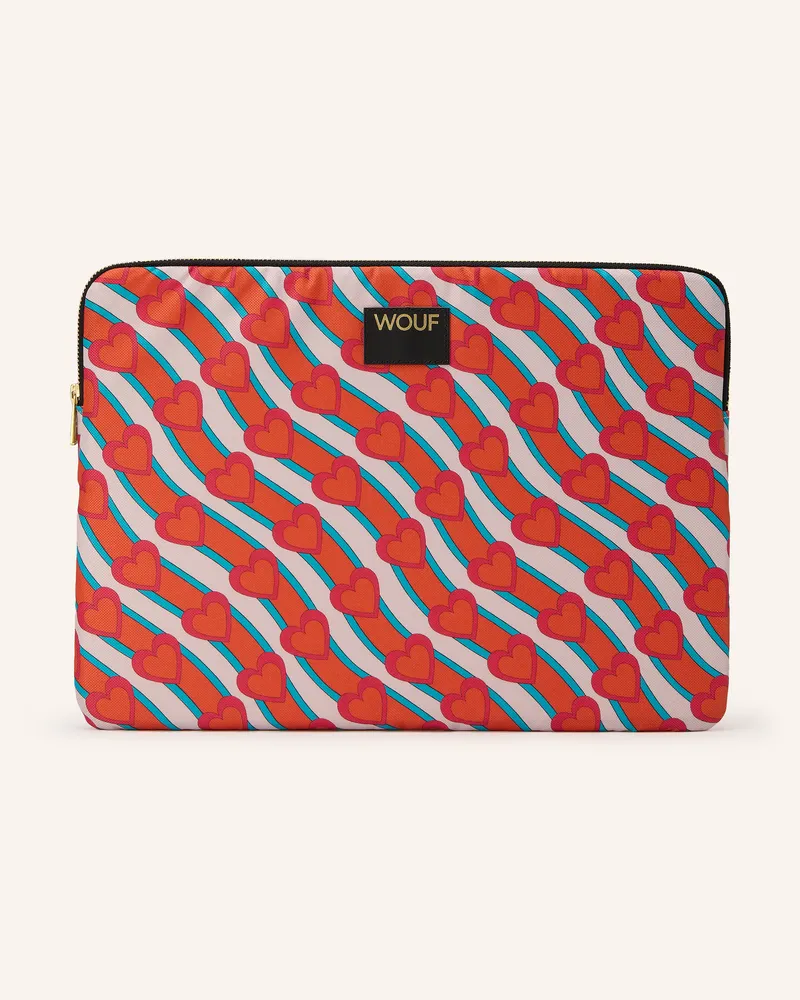 WOUF Laptop-Hülle Glow rot Hellrot