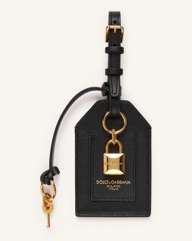 Dolce & Gabbana Taschenanhänger LIKE A VIRGIN Schwarz