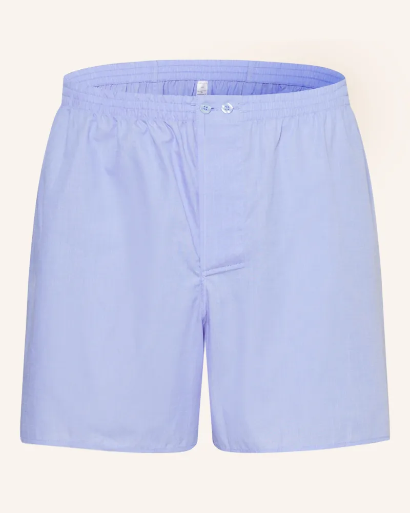 Zimmerli Web-Boxershorts Fil À Fil Cotton blau Hellblau