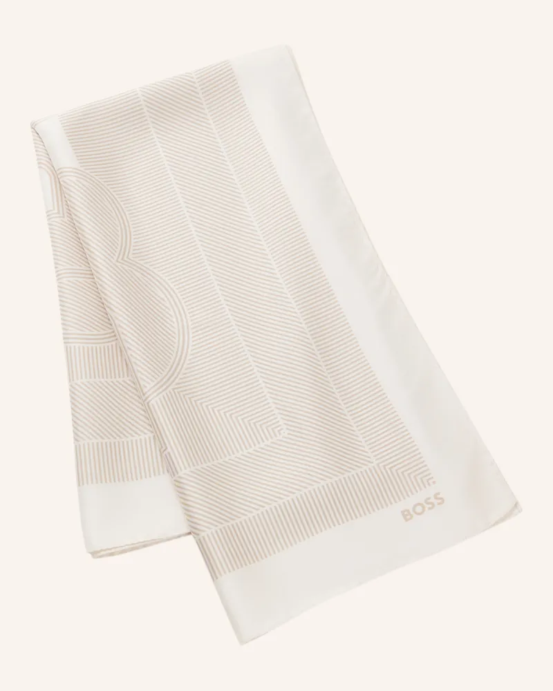 HUGO BOSS Seidentuch Lainy beige Beige