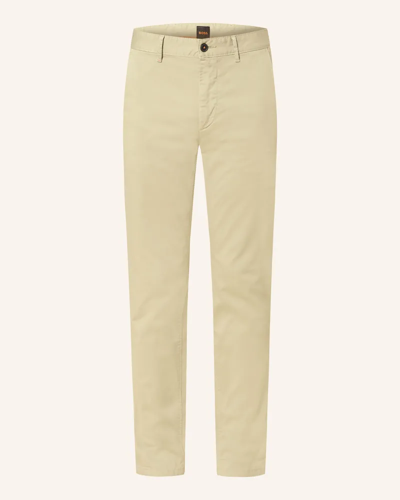 HUGO BOSS Chino CHINO Slim Fit Hellgrün