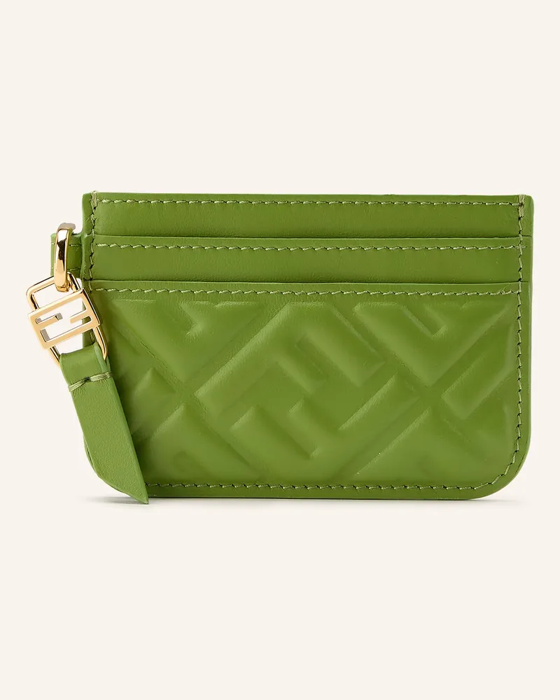 Fendi Kartenetui Baguette gruen Grün