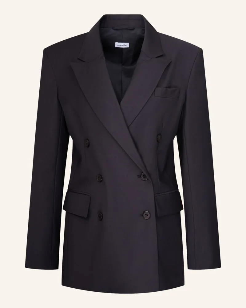Seidensticker Blazer blau Dunkelblau