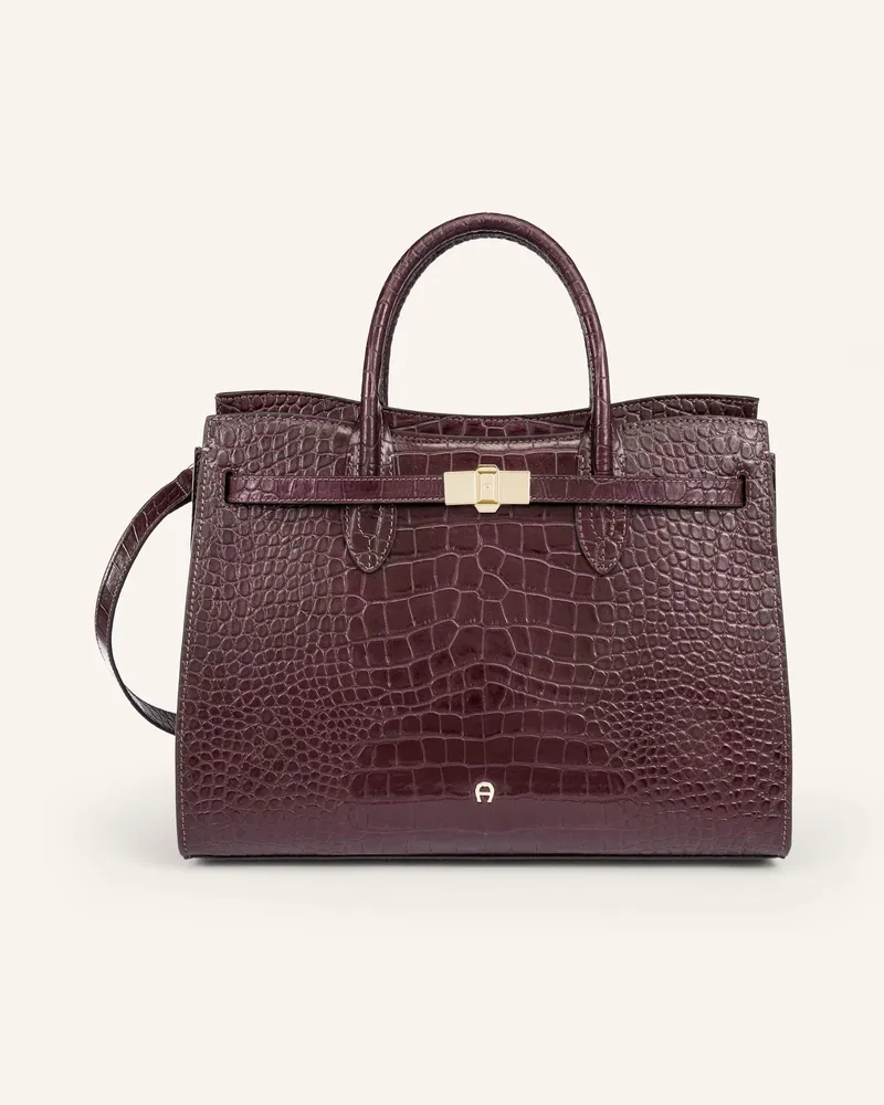 Aigner Handtasche COCCODRILLO Dunkelrot