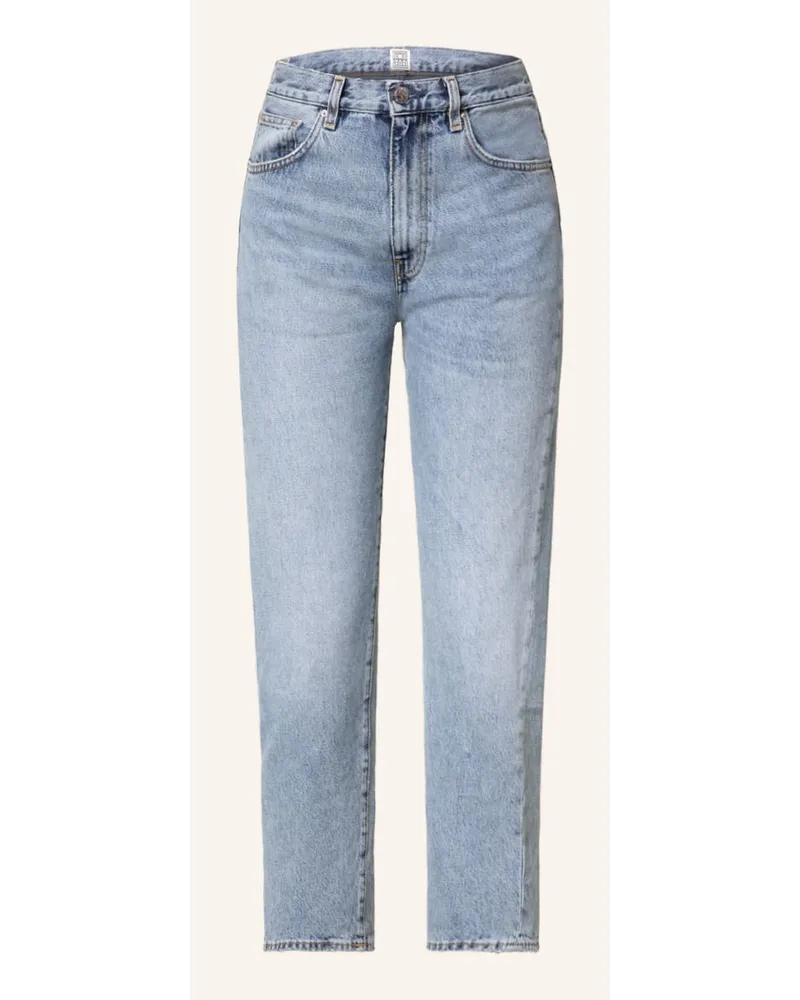 Totême Straight Jeans Blau