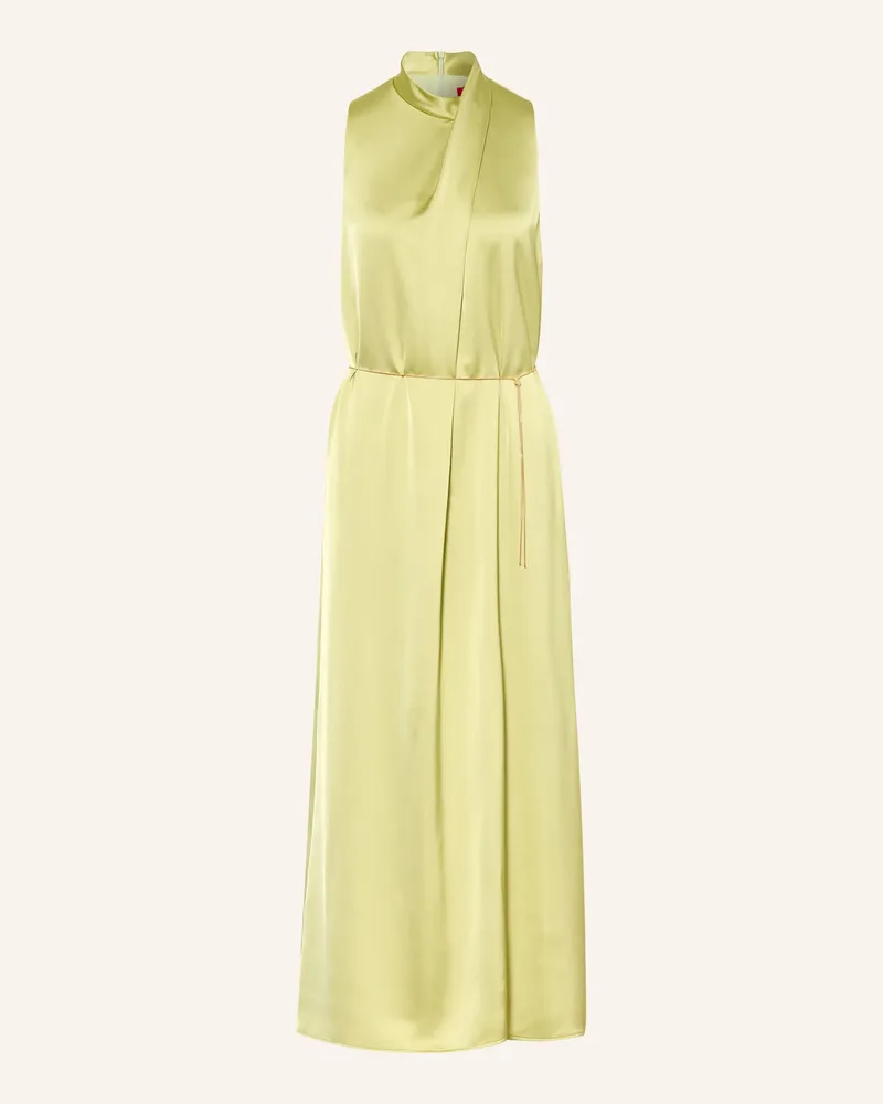 HUGO BOSS Satinkleid Kewina gruen Hellgrün