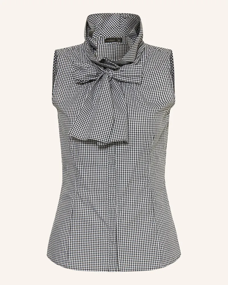 van Laack Blusentop Vl-Adrienn-Xx Mit Schluppe grau Schwarz