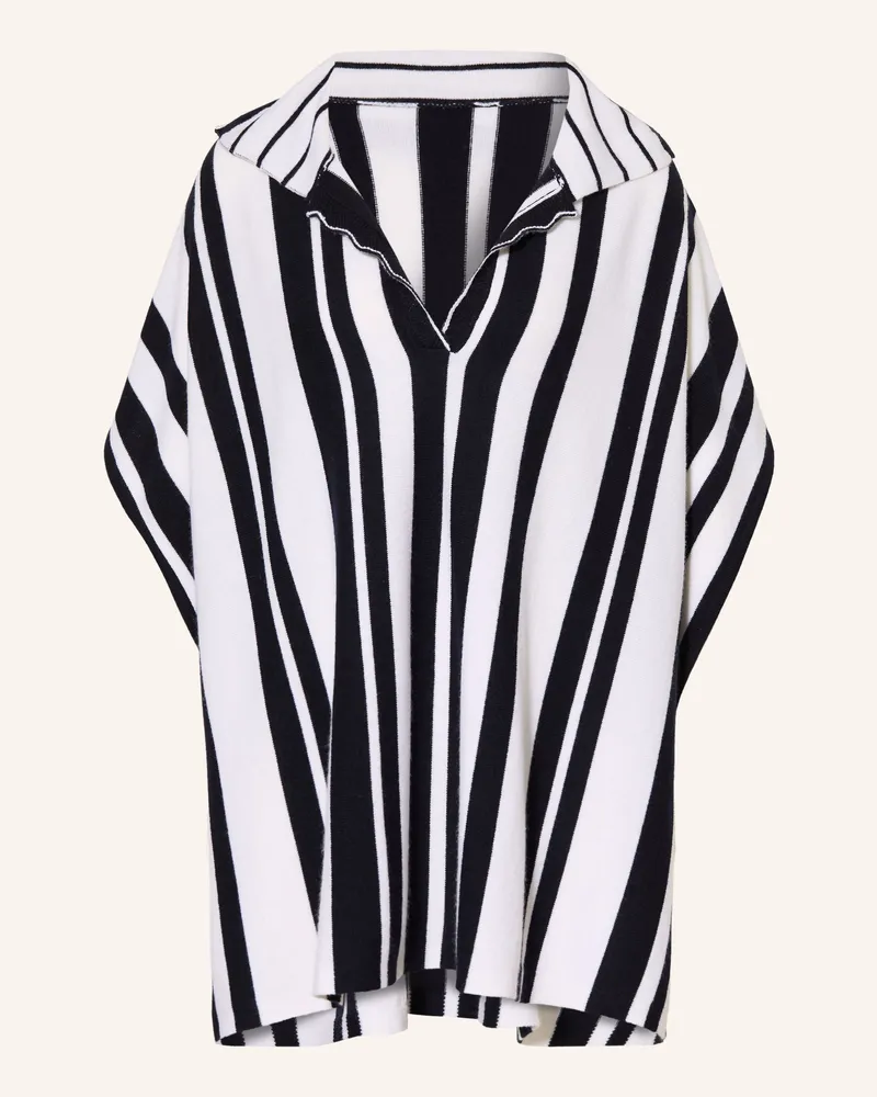 ALLUDE Cashmere-Poncho Weiss