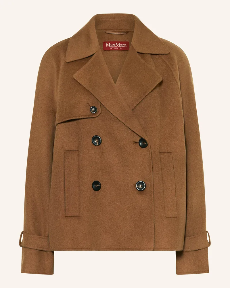 Max Mara Trench-Jacke NUPAR Cognac