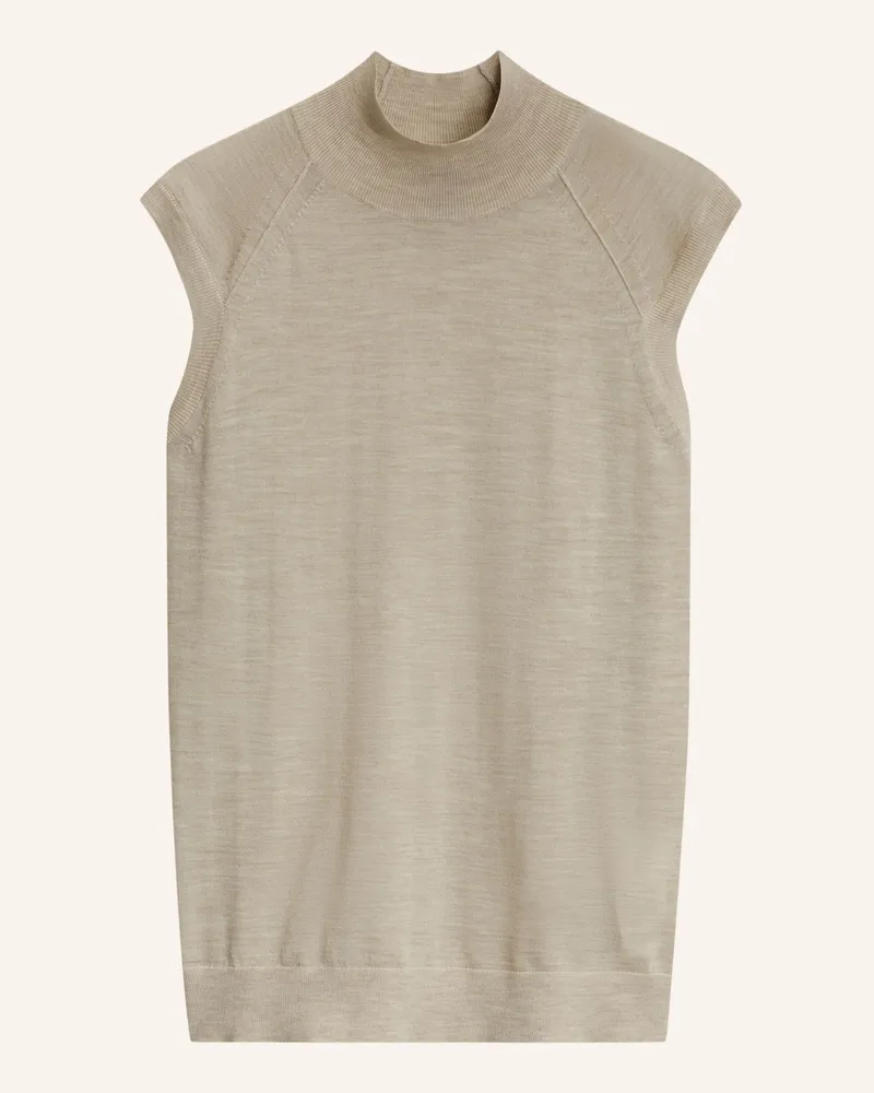 HUGO BOSS Stricktop Fipini beige Weiss