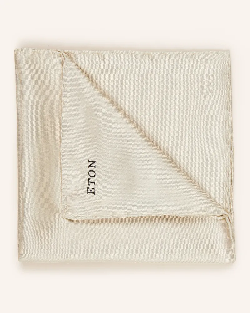 Eton Einstecktuch Beige