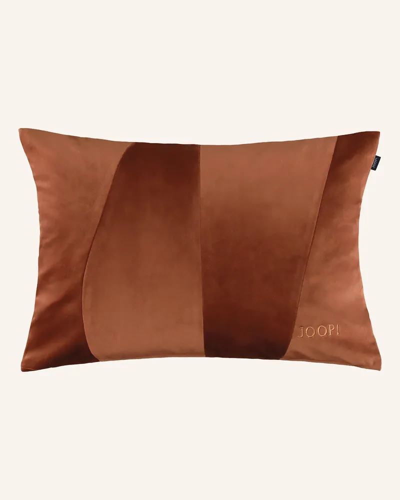 JOOP! Dekokissenhülle J!DECOR aus Samt Braun