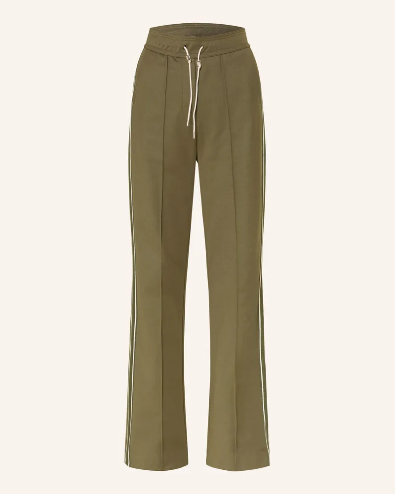 Dorothee Schumacher Hose Everyday Cool Im Jogging-Stil gruen Oliv