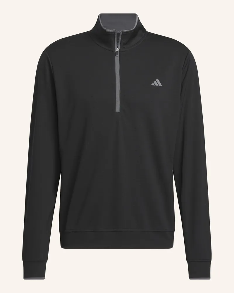 adidas Lightweight Half-Zip Oberteil schwarz Schwarz