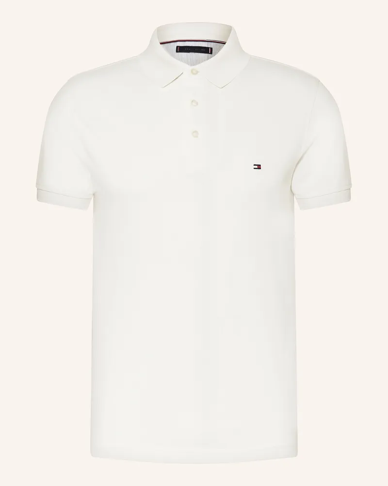 Tommy Hilfiger Piqué-Poloshirt Slim Fit weiss Weiss