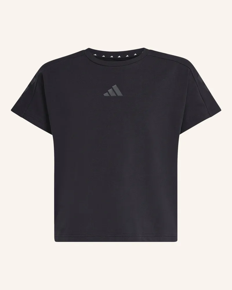 adidas T-Shirt Future Icons 3 Stripes schwarz Schwarz
