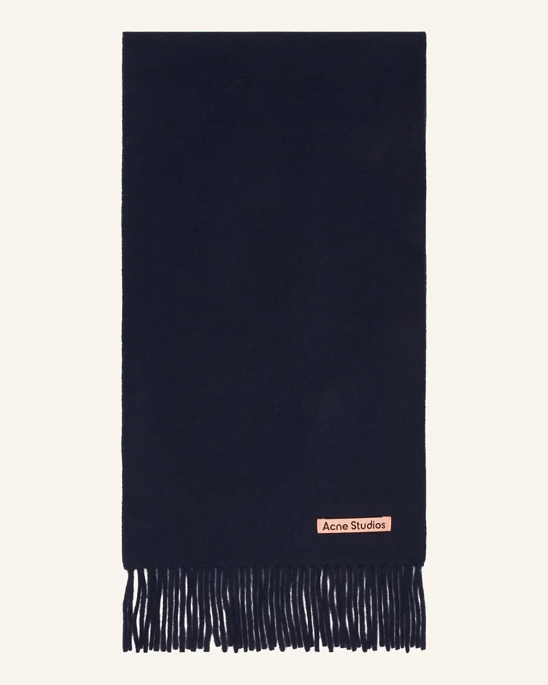 Acne Studios Schal blau Dunkelblau