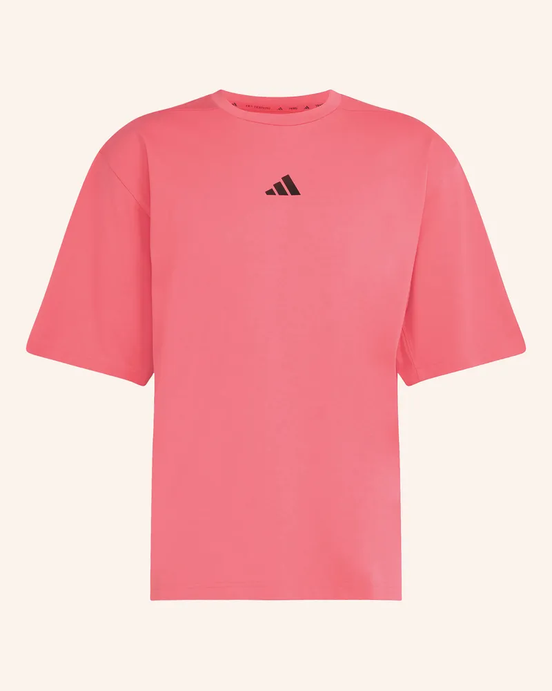 adidas Funktionsshirt Oversize rot Hellrot