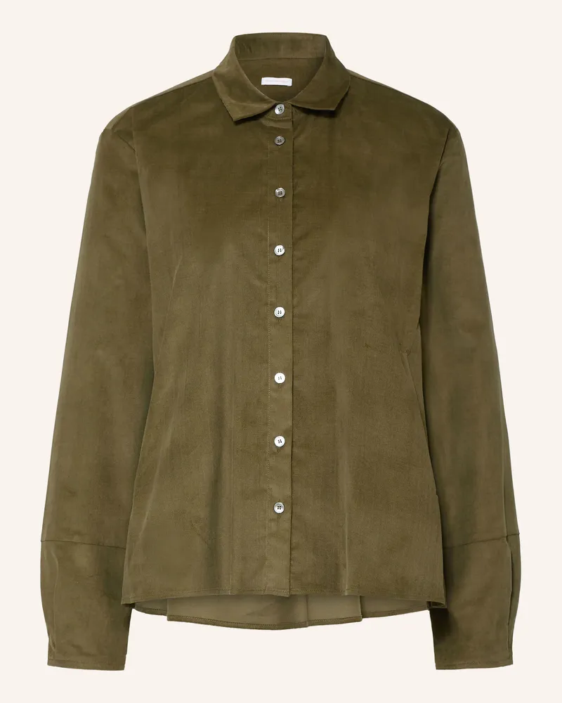 Robert Friedman Hemdbluse Tiny Aus Cord gruen Khaki