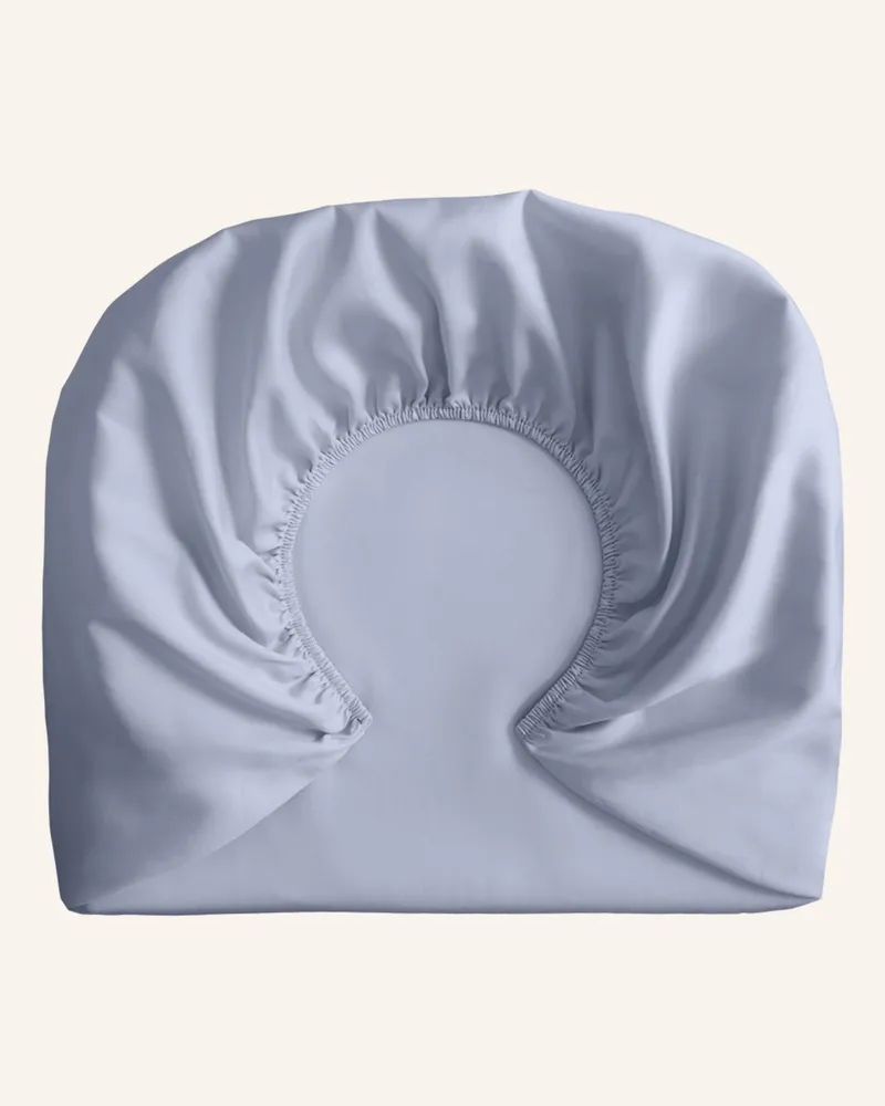 ROYFORT Spannbettlaken Baumwolle blau Hellblau