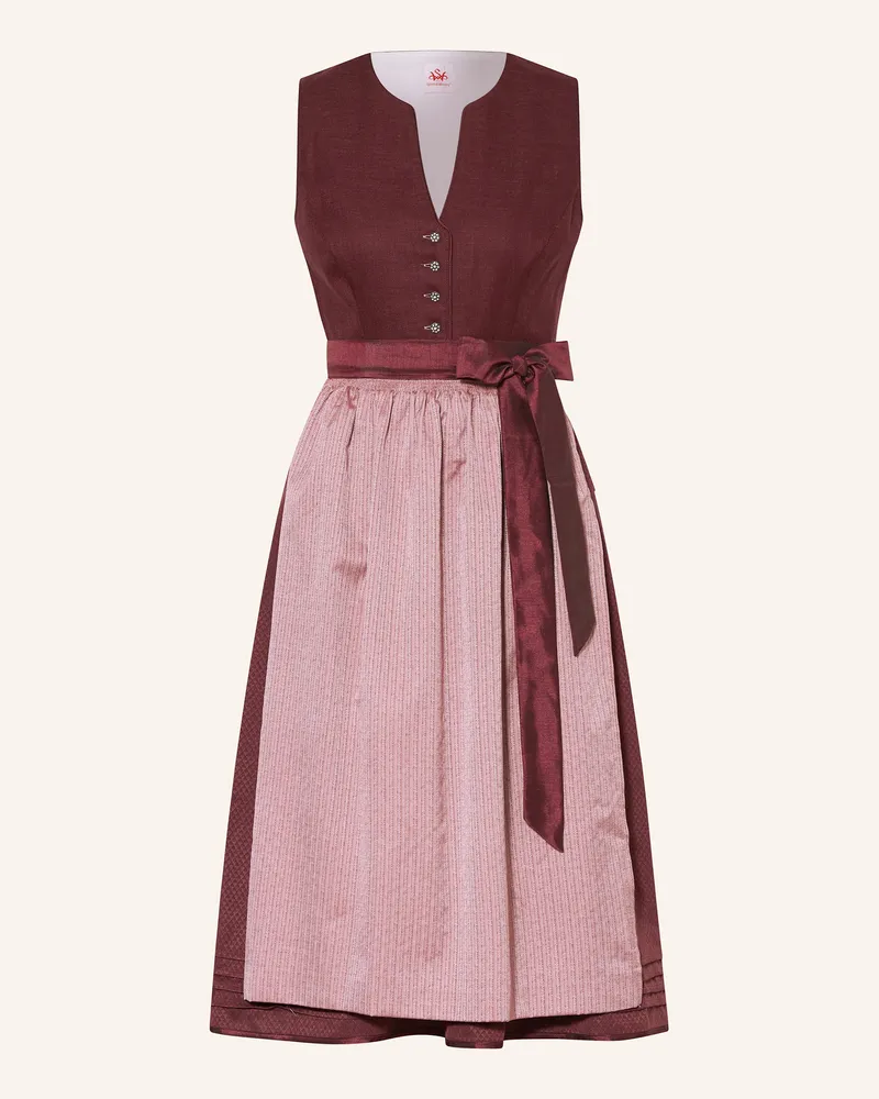 Spieth & Wensky Dirndl GANESA Dunkelrot