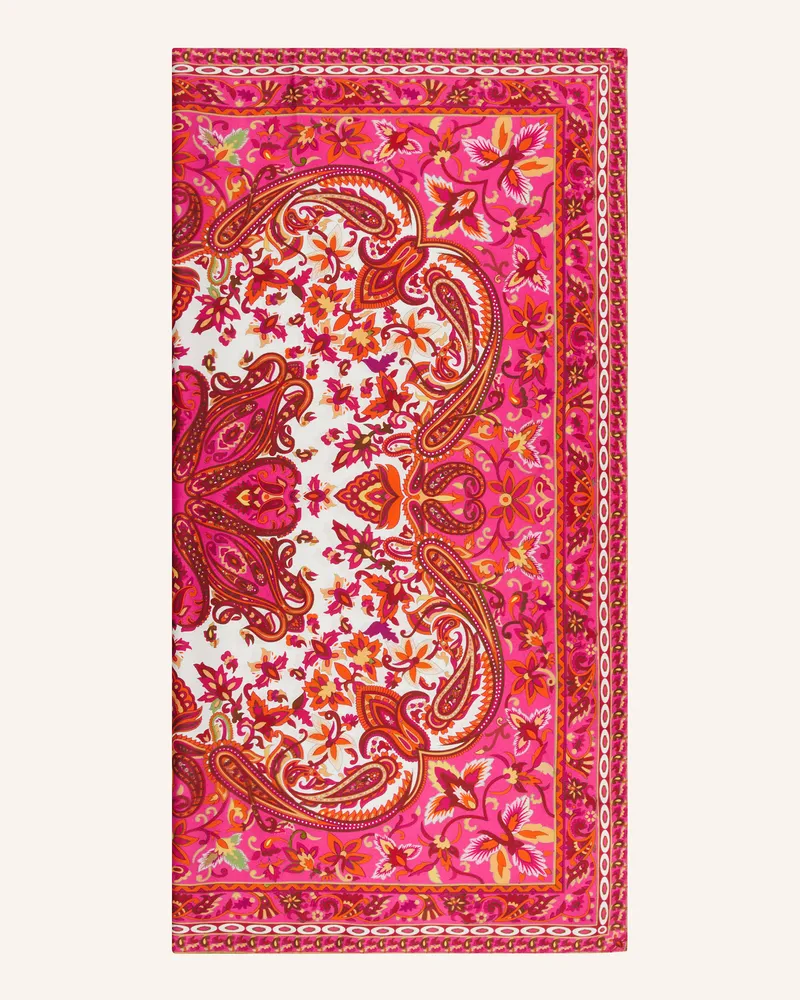 Mrs & HUGS Seidentuch Pink