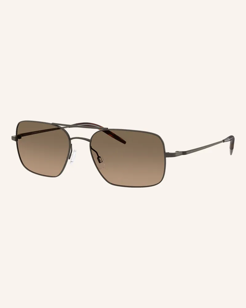 Oliver Peoples Sonnenbrille ov1373s weiss Silber