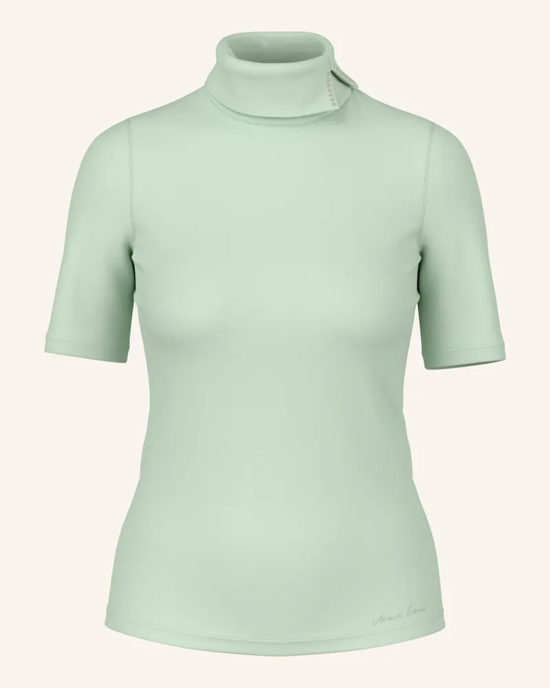 Marc Cain Rollkragenshirt Mit Schmuckperlen gruen Mint